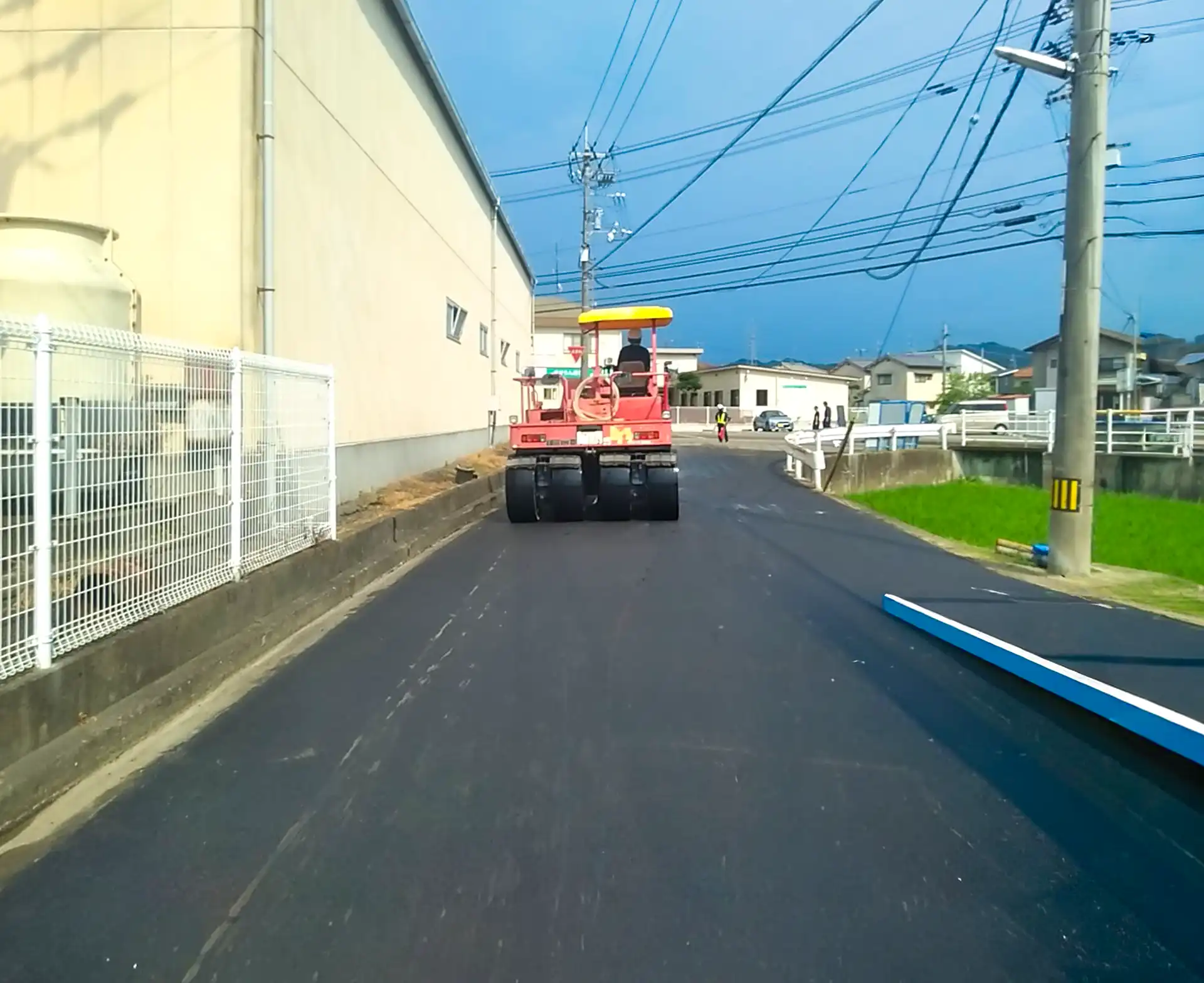 道路工事の現場