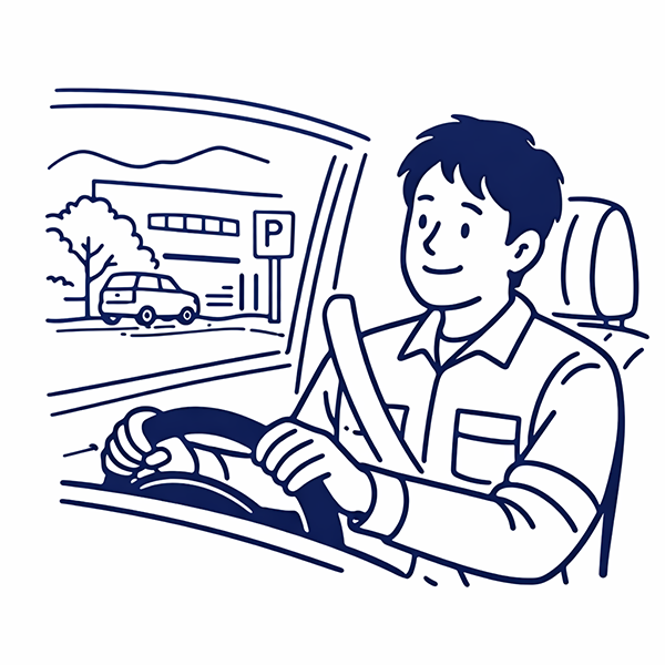 通勤のイラスト